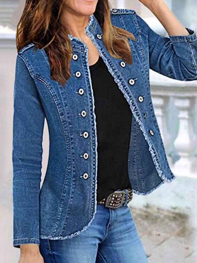 Women's Shrugs Long Sleeve Asymmetrical Blue Spring Fall Winter4