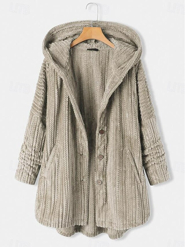 Women's Winter Coat Daily Fall Winter Regular Coat Loose Fit Stylish