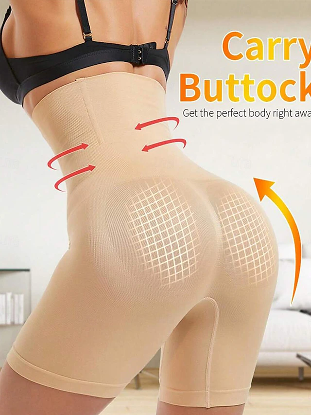 Women's High Waisted Body Shaper Shorts Compression Underwear Women Tummy Shapewear Underwear Butt Lifter Tummy Control Underwear Tummy Tuck Panty Shaper Seamless Compression Home Outfits 8