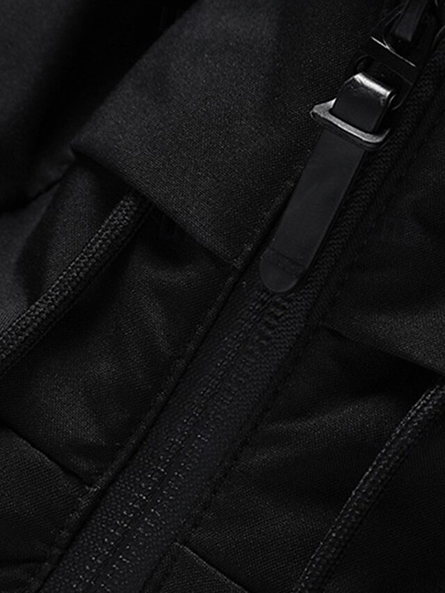 Men's Winter Coat Puffer Jacket Padded Jacket Pocket Polyster Daily