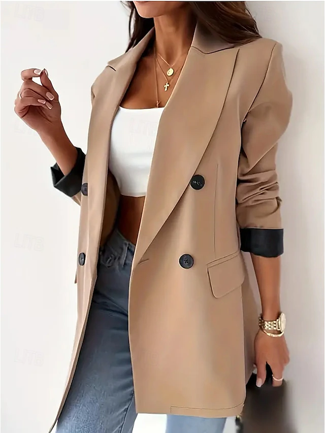 Women's Shrugs Long Sleeve Light Brown Spring Fall 2024 31.99 Women's Shrugs Long Sleeve Light Brown Spring Fall 2024 31.99