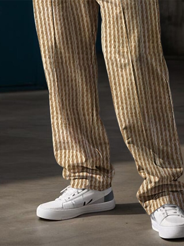 Men's Sweatpants Woolen Pants Trousers Casual Pants Drawstring Elastic