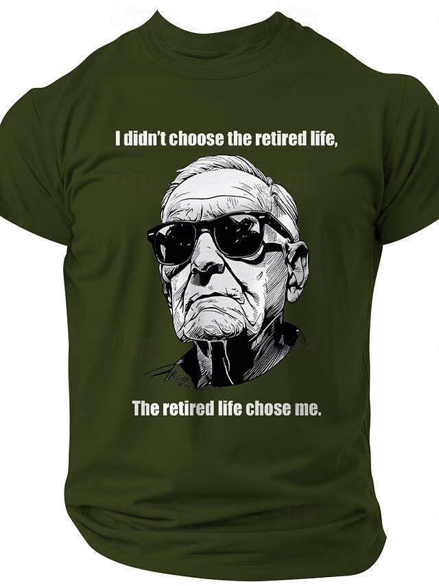 Men's Quotes & Sayings Human face T shirt Short Sleeve T shirt 3D Print