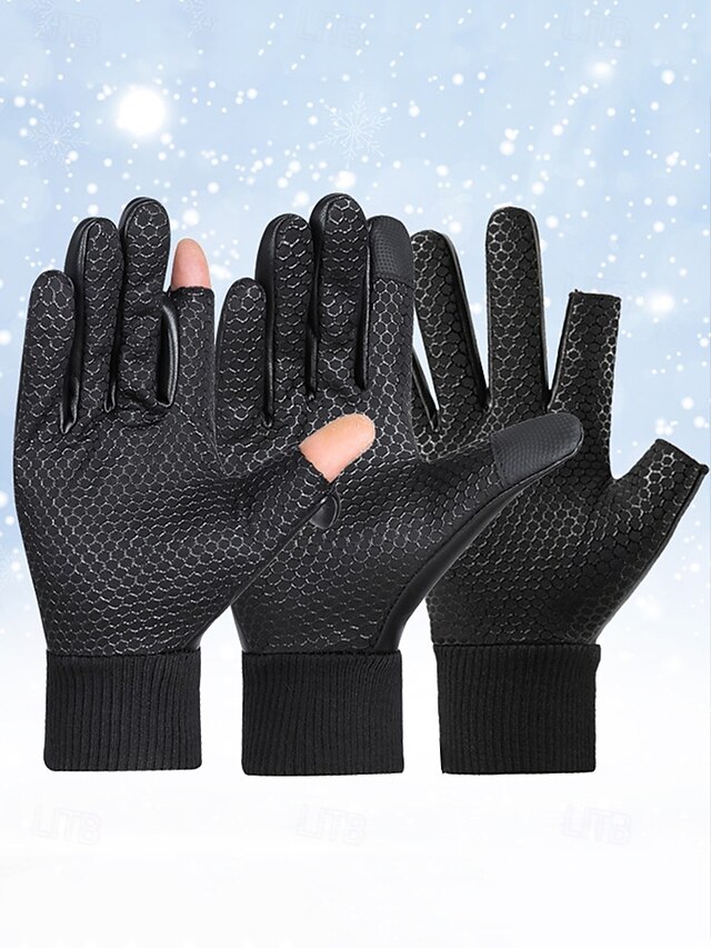 Waterproof Touchscreen Winter Gloves for Men NonSlip Grip and