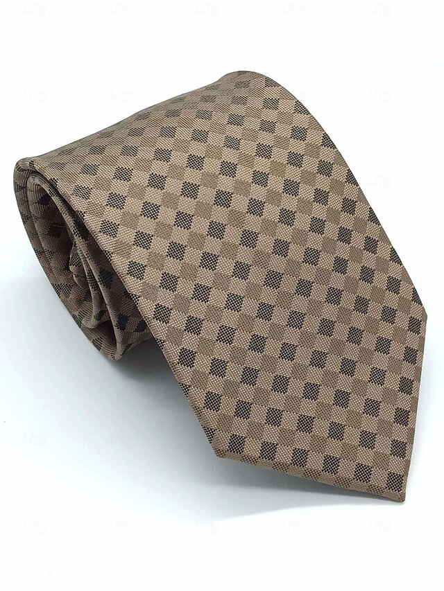  Pánské elegantní kravaty ze 100% hedvábí, módní návrhář, vyšívaná výšivka, kostkované, puntíkované, formální, svatební, vánoční