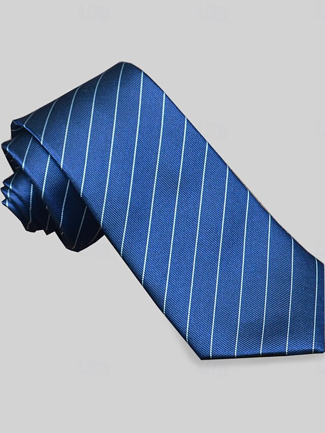 Men's Silk Ties Elegant Fashion Designer Embroidered Embroidery Plaid