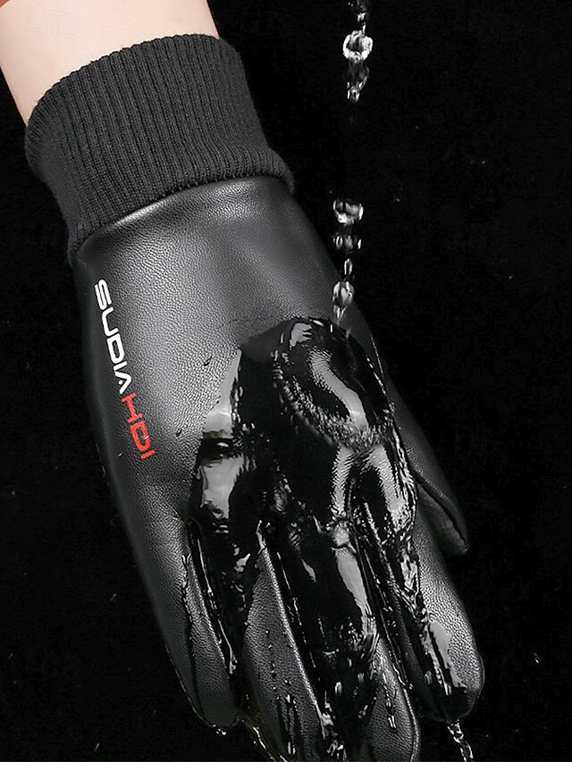 Waterproof Touchscreen Winter Gloves for Men NonSlip Grip and