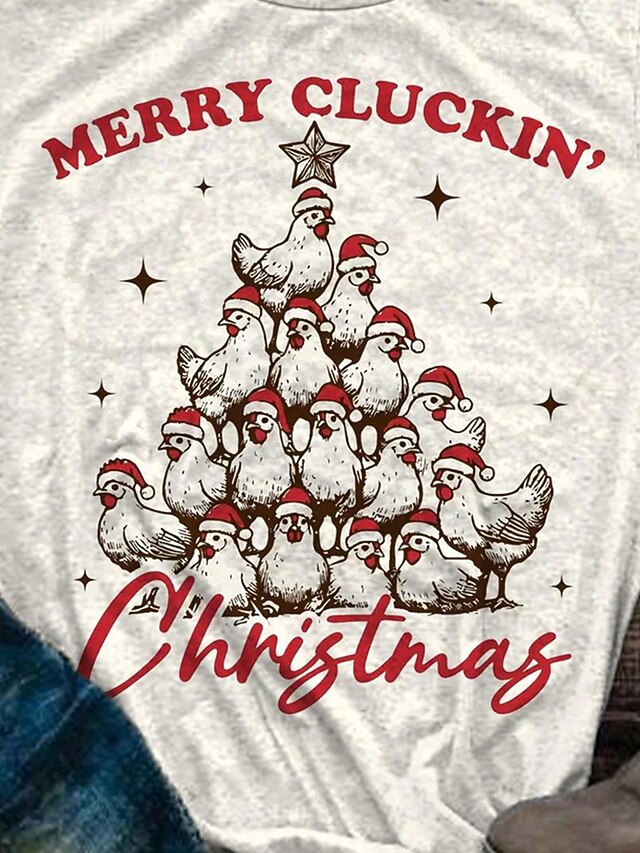 Women's T shirt Tee Daily Fashion Casual Short Sleeve White Fall Winter