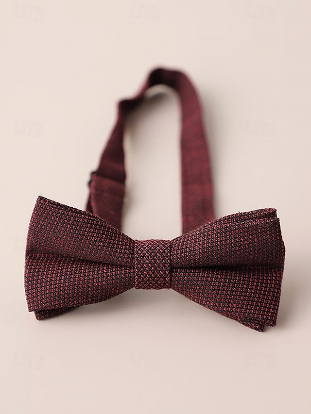  Strukturierte Vintage-Fliegen für Herren – klassische, verstellbare formelle Krawatten in verschiedenen Farben für Hochzeiten, Partys und Geschäftskleidung