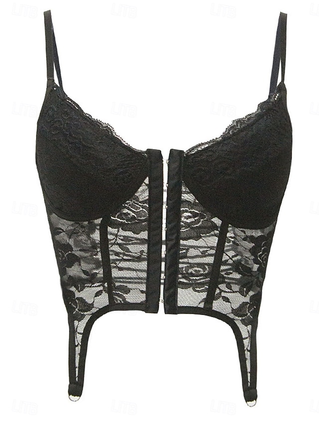 dámské společenské oblečení čisté barevné korzety karnevalový večírek valentýn prodyšné popruhy krajka bez rukávů bez zad prsní vycpávky léto jaro domácí oblečení