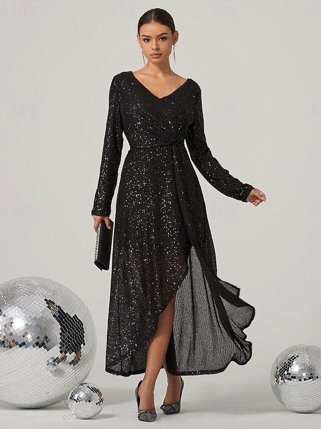 black elegant dress for women Lace-Back Long Formal Prom styleattribute-festival outfits Long Black Satin Plus Color:Navy