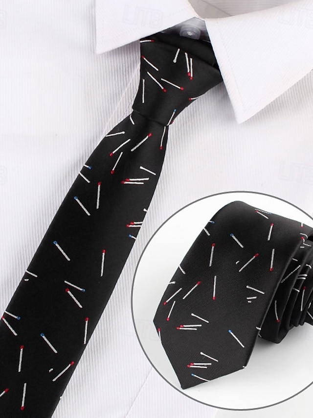  Męskie Krawaty Seksowny Wzory Wesele Dzienne zużycie