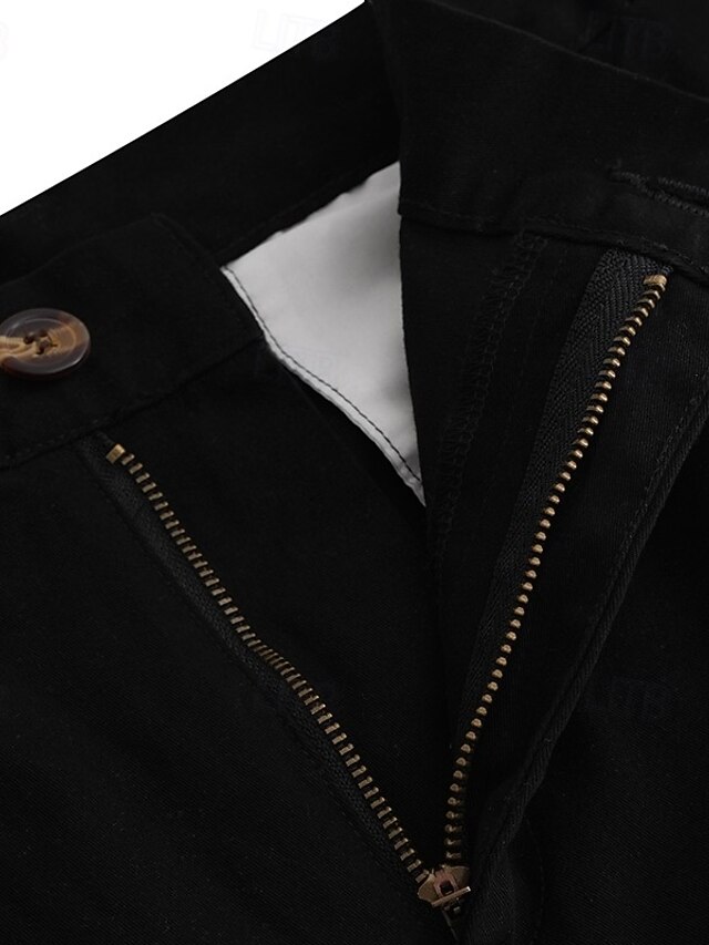 Men's Tapered pants Trousers Chinos Chino Pants Casual Pants Pocket