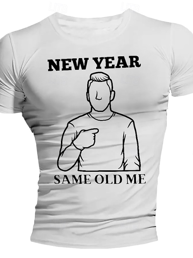  Herre Sjov Slang T-shirt Kortærmet T-shirt 3D-udskrivning Rund hals Skjorte Mode Daglig Gade Daglig Hvid Rød Blå Sommer Forår Tøj S M L XL XXL XXXL