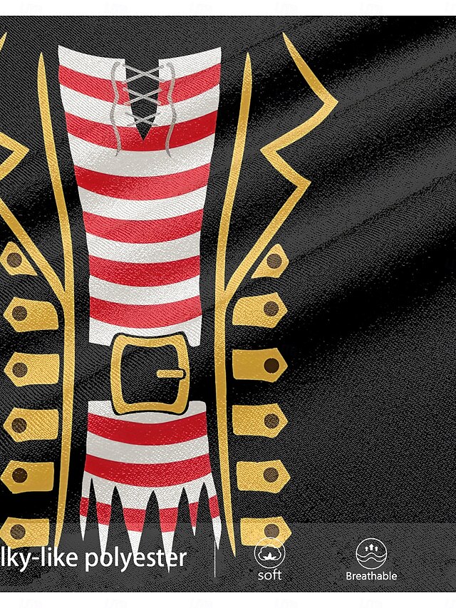 Christmas Men's Christmas Costume T shirt Long Sleeve T shirt 3D Print