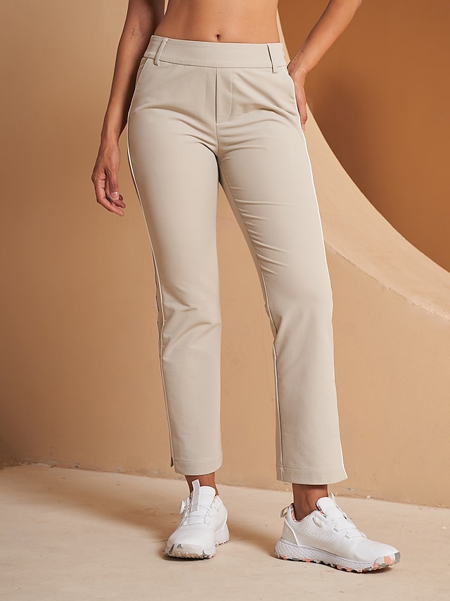  Dam Golfbyxor Kaki Byxa Golfkläder för damer Kläder Outfits Bär kläder