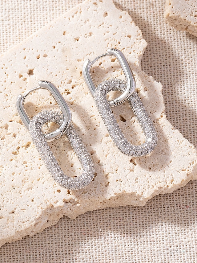  Pendients de aro Estilo retro Corazón Aretes Joyas A / B / C Para Boda Fiesta 1 Par