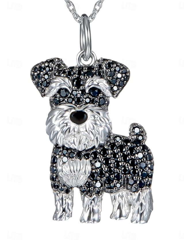  Collana Cromo Per donna Di tendenza stile sveglio Classico Con animale Adorabile Di forma geometrica Collana Per Giornaliero