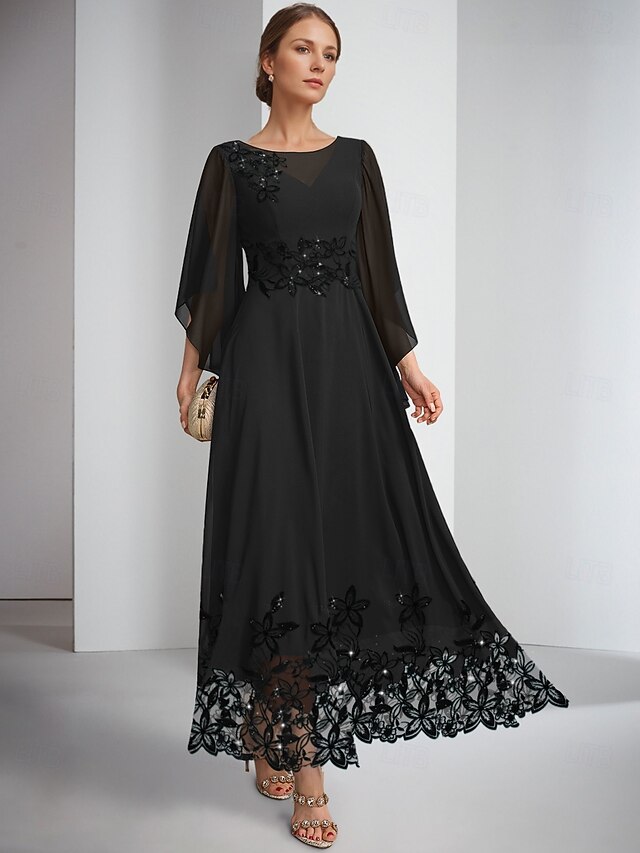 Ligne A Robe Longueur cheville Robe de Soirée Robe de Cocktail Robe d ...