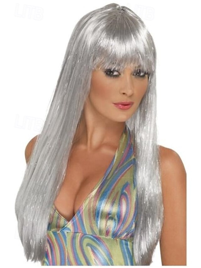 Disco Wig for Women with Brillaintine for Carnival Fancy Dress Party Halloween Costume2