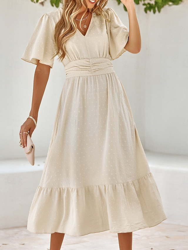 sachin and babi light blue dress Girl Dress Summer Middle School Student Chiffon Dress Junior High School  Student Skirt Female Older Children 13 Years Old 15 Sweet Fairy Dress