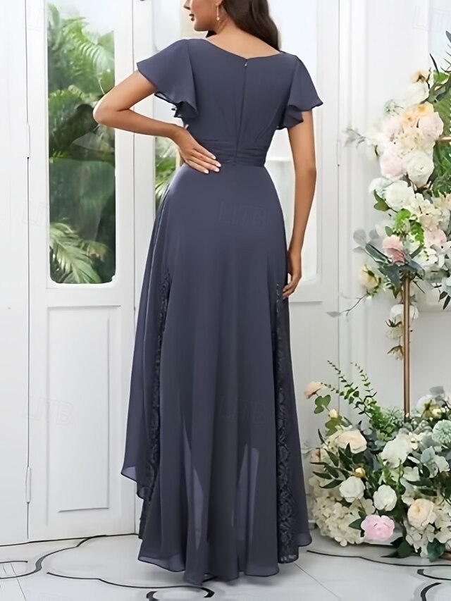 ALine Wedding Guest Dresses Elegant Dress Wedding Guest Asymmetrical