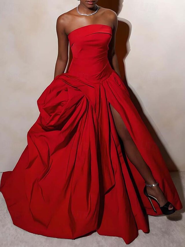 A-Line Evening Gown Celebrity Style Dress Carnival Wedding Reception