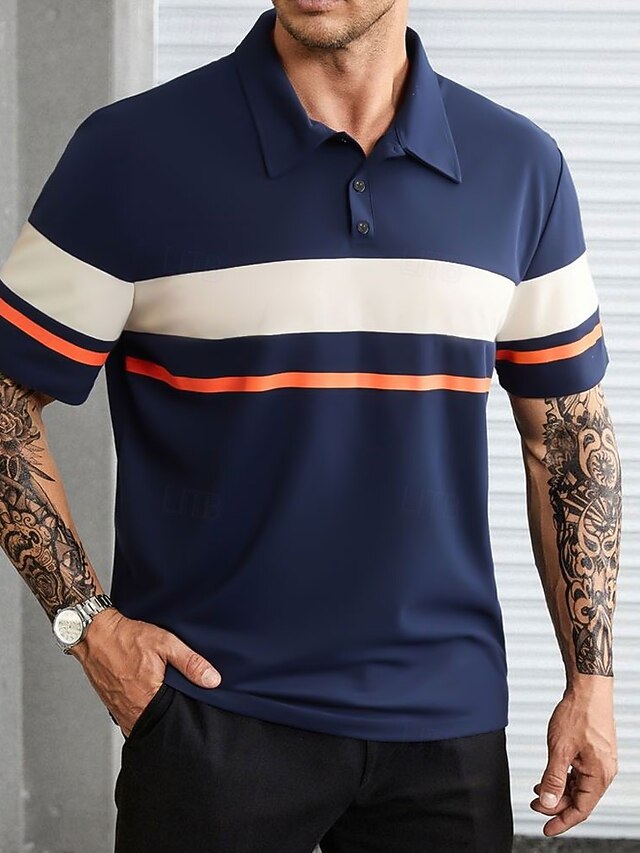 POLO HOMME/FEMME COL RAYE MANCHE COURTE