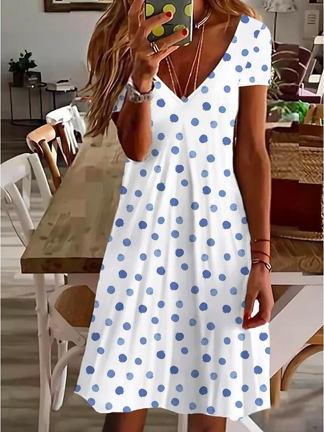  Női Mini ruha hétköznapi ruha Elegáns Tropikus Hawaii Napi Normál Virágos Rövid ujjú Terített nyak Gyöngy Fehér Arcpír rózsaszín Medence Nyár