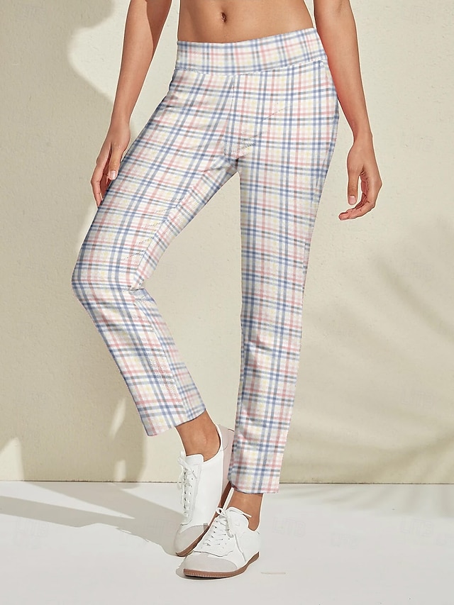  Pentru femei Pantaloni de golf Albastru Pantaloni Vestimenta Golf Doamnelor Haine Ținute Poartă Îmbrăcăminte