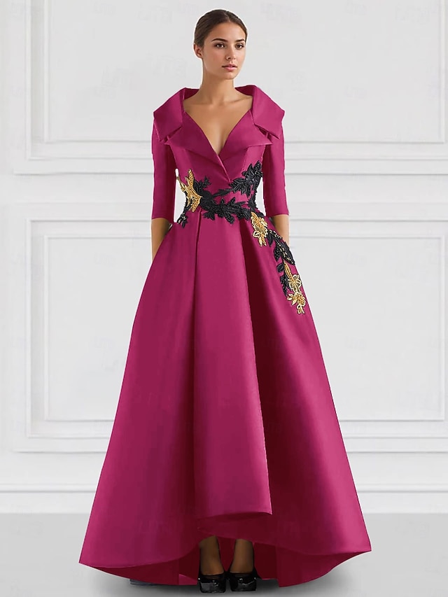 Elegant Black A-line Long Evening Dress Formal Gown  Y2869 main image 1
