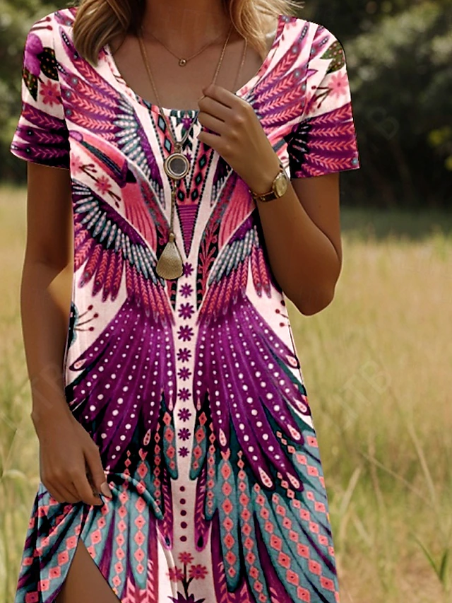 Robe Mini Femme Robe Décontractée Robe Petite Robe T-shirt Robe Tee ...