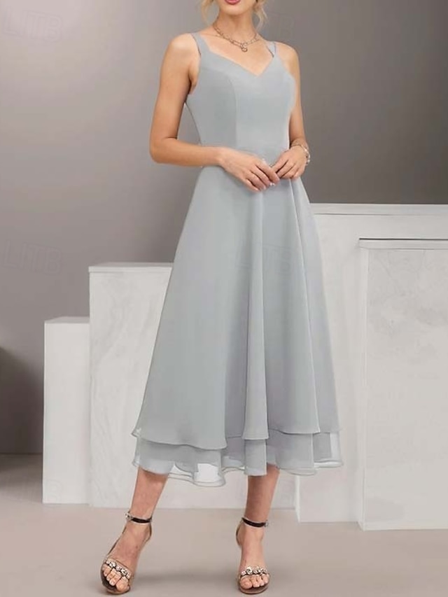 Elegant Two Pieces Chiffon Long Sleeves Knee Length Mother Of The Bride Dress And Jacket