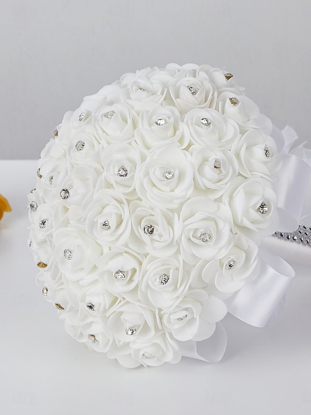  Fleurs de poignet de mariage Bouquets Mariage / Soirée / Fête PVC (Polyvinylchlorid) A Fleurs
