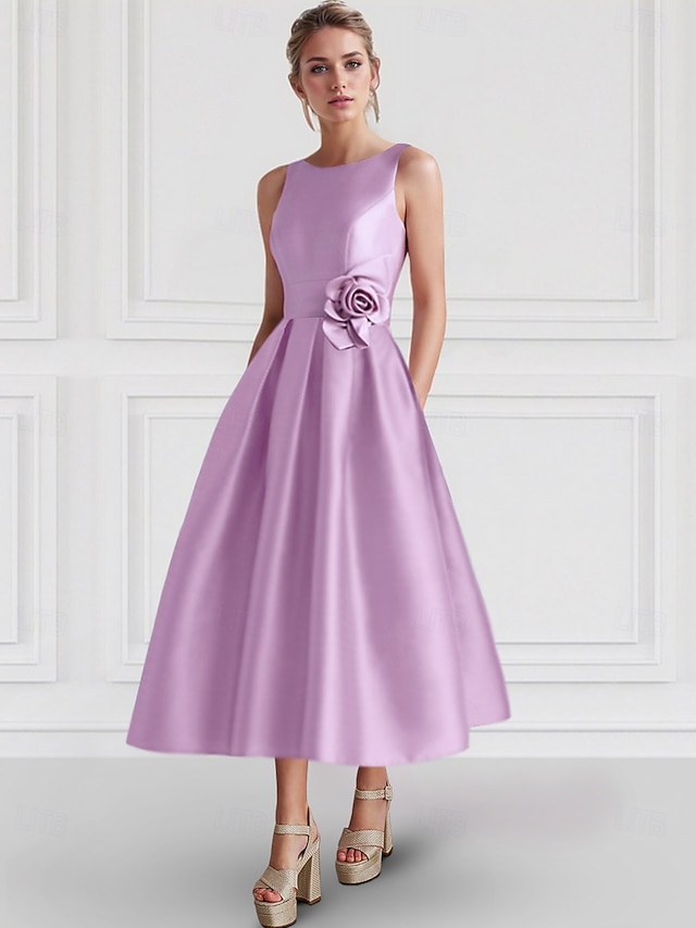 Embellished Bateau High Low A-line Cocktail Dress main image 1