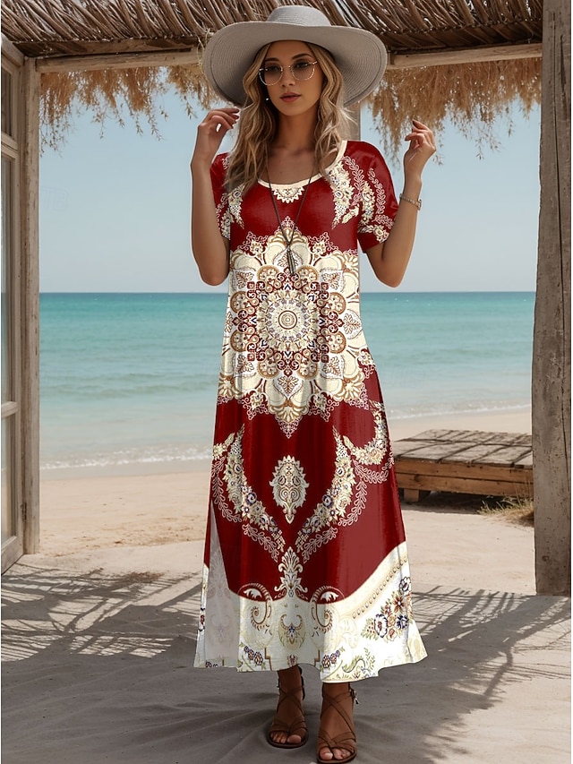 Vestidos Mujer Verano Maxi Vestido Largo Fiesta Casual Playa