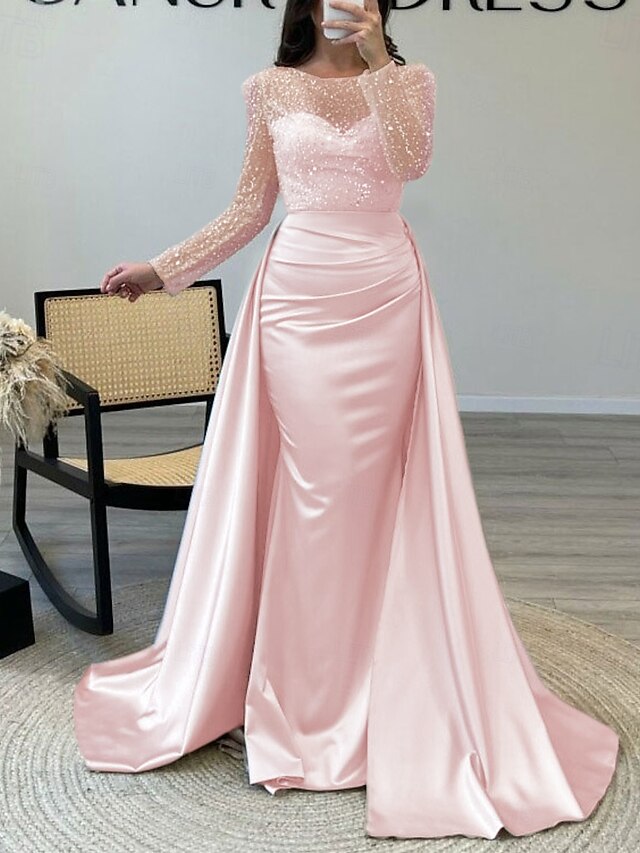 Vestido de Fiesta Sirena con Lentejuelas Gable - Escote en V