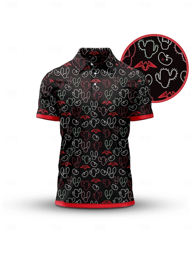  Herren poloshirt Schwarz Kurzarm Shirt Golfkleidung, Kleidung, Outfits, Kleidung