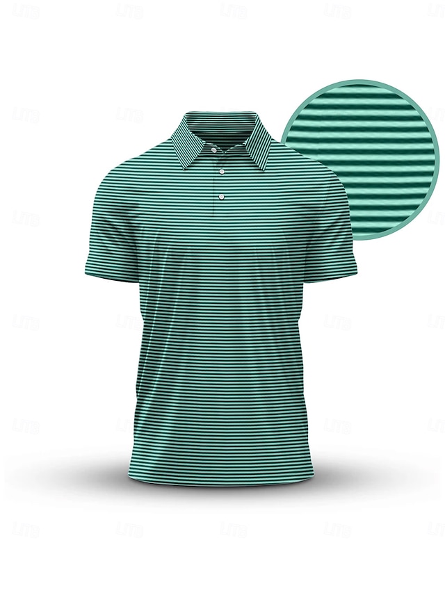  Herr Vandringspolotröja Grön Kortärmad Överdelar Golfkläder Kläder Outfits Bär kläder
