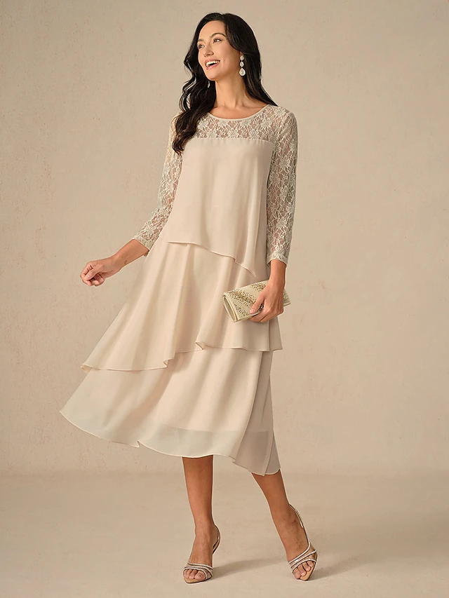 Women s Midi Dress Lace Dress Party Dress Cocktail Dress Wedding Guest women-s-midi-dress-lace-dress-party-dress-cocktail-dress-wedding-guest