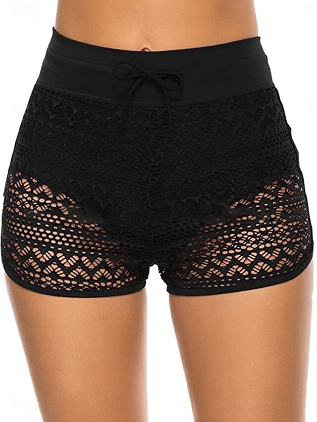  Maillots de bain pour femmes boxers extensibles maillot de bain taille haute vacances plage vêtements couleur unie sans manches maillots de bain