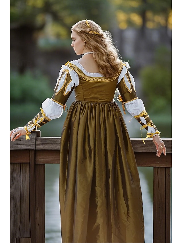 Medieval Renaissance Dress Prom Dresses Gown Viking Celtic Knight Fancy ...
