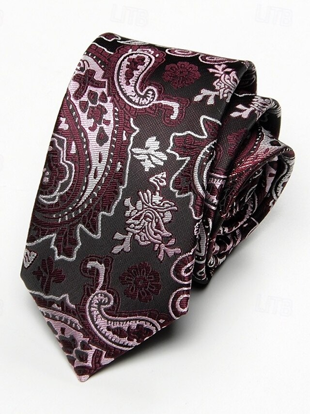 Two-Piece Party Prom Suit for Men - New Arrival Burgundy Black Lapel main image 1
