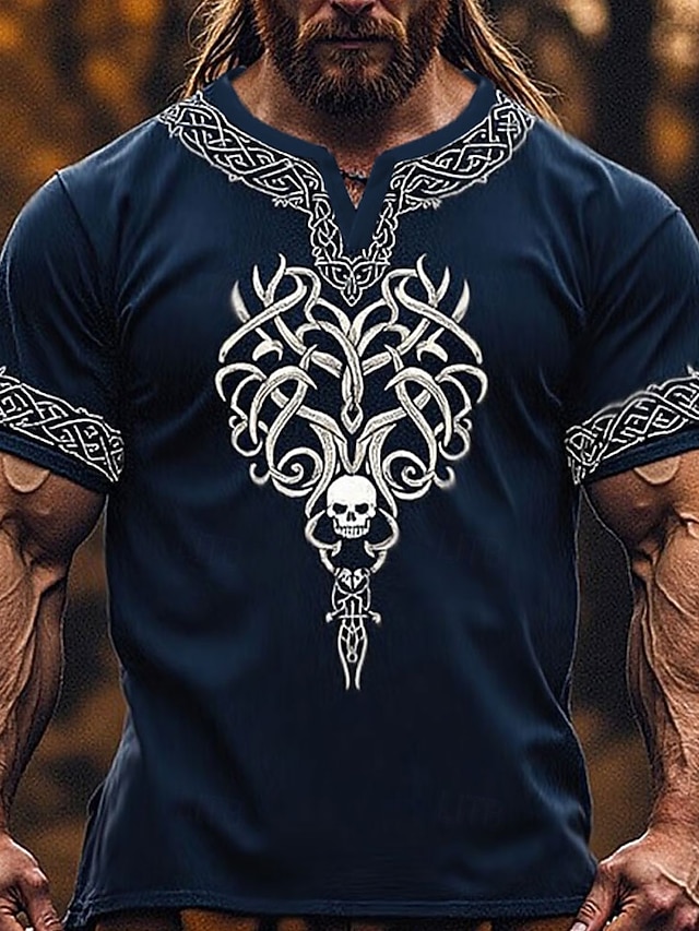 Baxboy Heren ronde hals en label applicaties Frontprint Vintage Korte Mouw T -shirt Design met Veelkleurige Front Print 105, antraciet, S