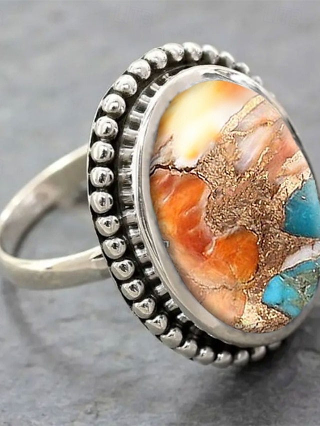  Anello For Per donna Ferie Data Lega Retrò
