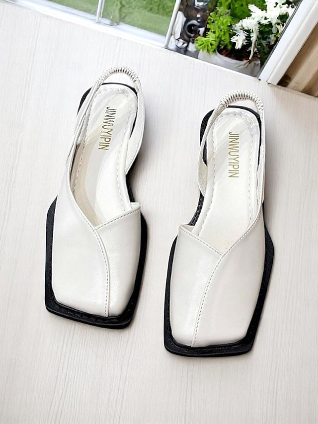  Women's Zebra Print Square Toe Flats with Ruched Back - Trendy Animal Pattern Date Shoes for Stylish Women