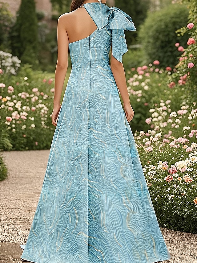 Allegra K Robe Courte Métallique Holographique Une Épaule Femme - Robe Disco Brillante Soirée Club Noël