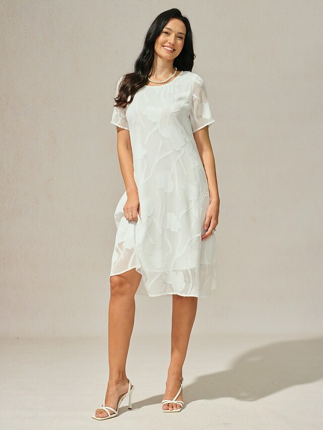 Knee-length Short Chiffon Dress with Halter Neck Ink Blue