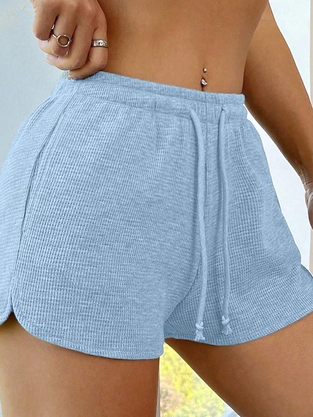  Γυναικεία Αθλητικές Φόρμες κινέζικα Σορτσάκια Διακοπές Βίντατζ Μοντέρνα σύντομο Ψηλή Μέση Σκέτο Τσέπη Ελαστική ζώνη μέσης Άνετα Moale Άνετο Μικροελαστικό ΕΞΩΤΕΡΙΚΟΥ ΧΩΡΟΥ Δρόμος