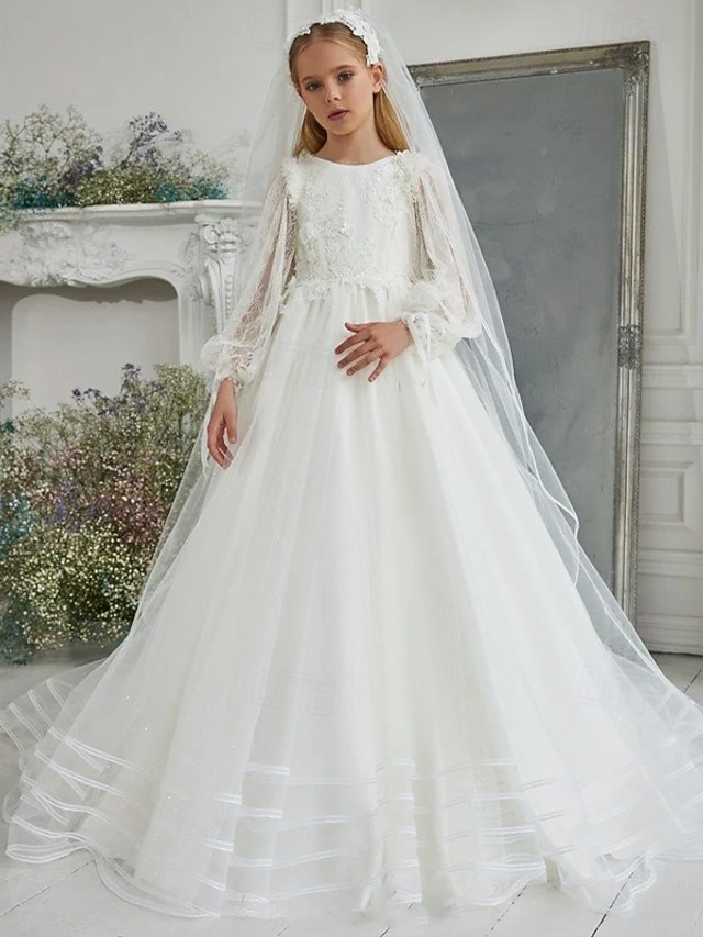  Vestido de Dama de Honra de Comprimento Knee Gown para Quinceanera Frozen Elsa Meninas Vestido Prom Bonito Tule com Estilo Tutu Royal Ajuste de 3-16 Anos